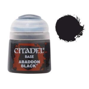 99189950025 1 citadel base paints abaddon black 12ml