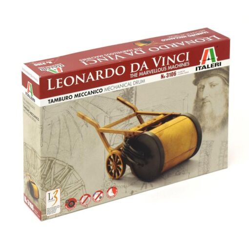 ITAL3106S 1 Leonardo Da Vinci Mecanical Drum