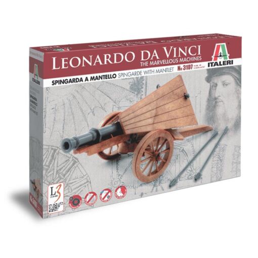 ITAL3107S 1 Leonardo Da Vinci Spingarde With Mantlet