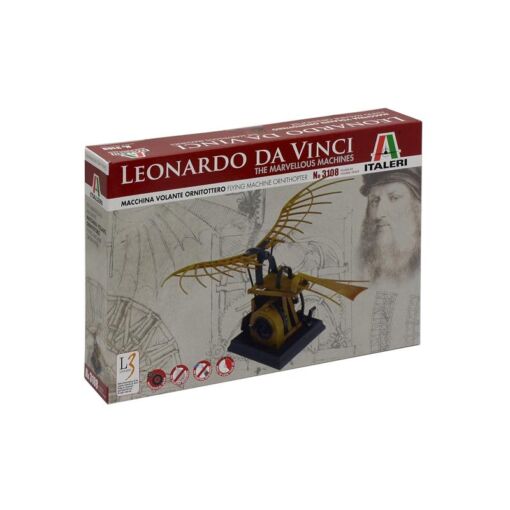 ITAL3108S 1 Leonardo Da Vinci Flying Machine Ornithopter