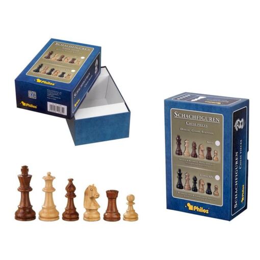 Chess Pieces in Set-Up Box, Sigismund, KH 83 mm