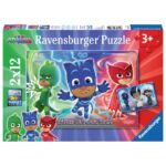 RAV07622 1 Pazl Pazl 2x12 tem PJ Masks 7622 1024x757 1