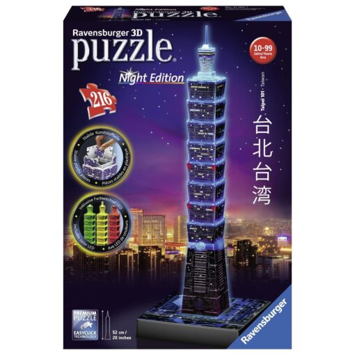 RAV11149 1 Pazl 3D Puzzle Night Edition 216 tem Taipei 101 106044605 788x1162 1