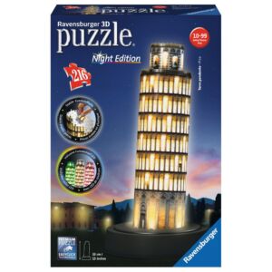 RAV12515 1 Pazl 3D Puzzle Night Edition 216 tem Keklimenos Pyrgos tis Pizas 12515 679x1024 1
