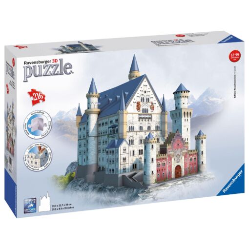 RAV12573 6 Pazl 3D Puzzle Maxi 216 tem Kastro Neuschwanstein 12573 2 1890x1492 1