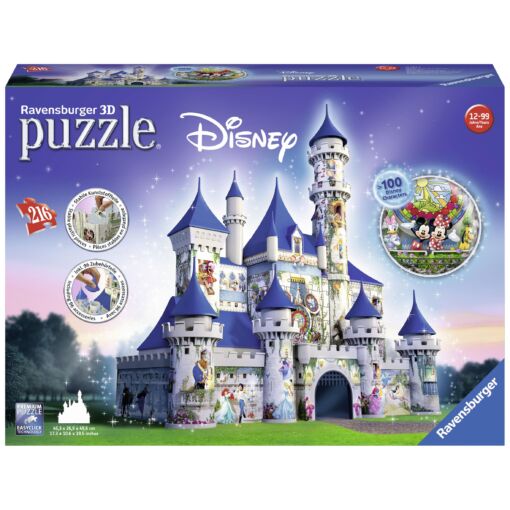 RAV12587 1 Pazl 3D Puzzle Maxi 216 tem Kastro Disney 12587 2362x1816 1