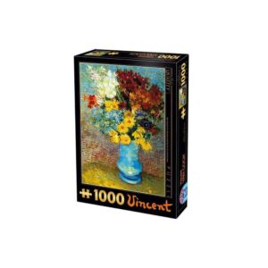 66916VG02 1 van gogh flowers in blue vase 1887