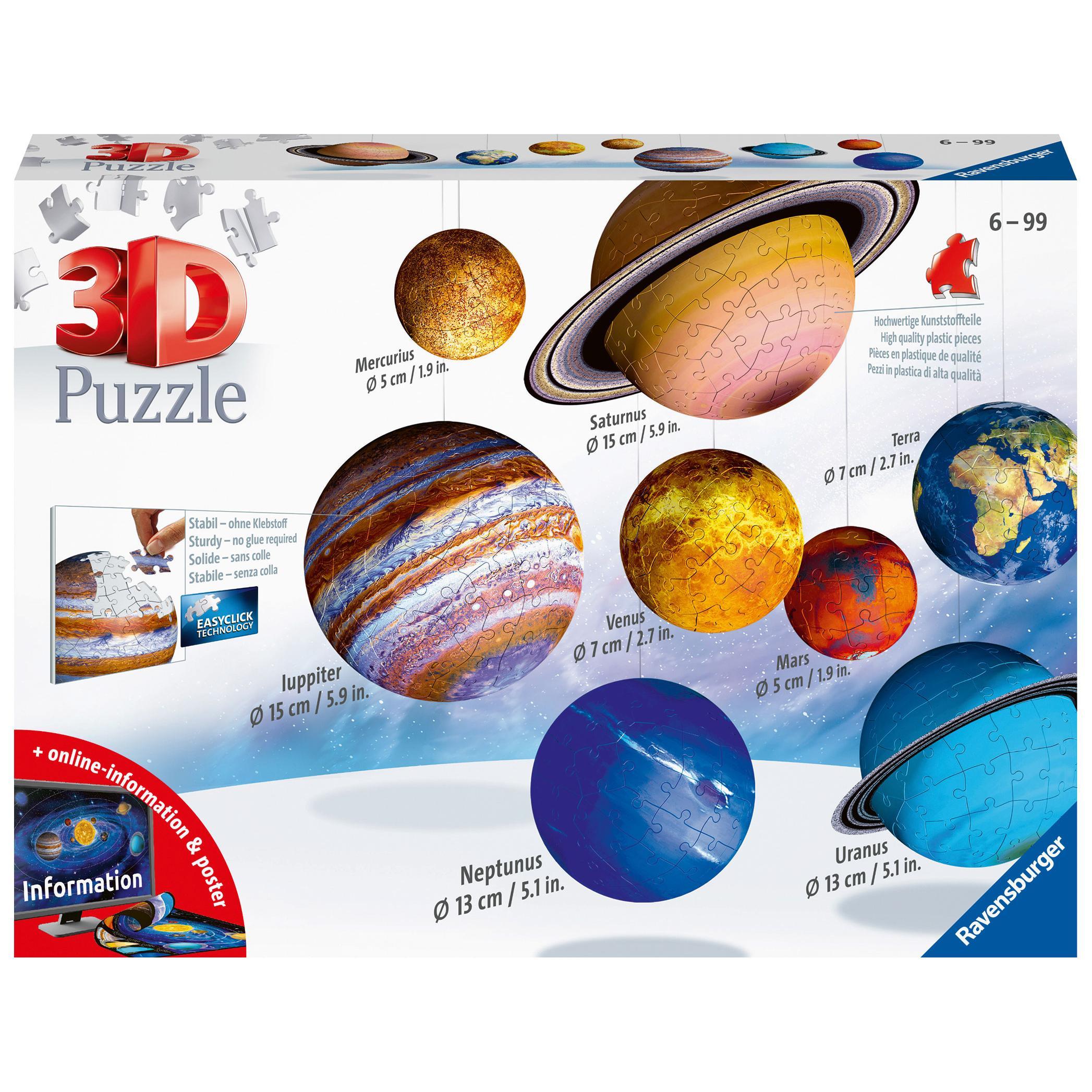Ηλιακό Σύστημα 3D Puzzle – 522 τεμ. Ηλιακό Σύστημα 3D Puzzle – 522 τεμ.