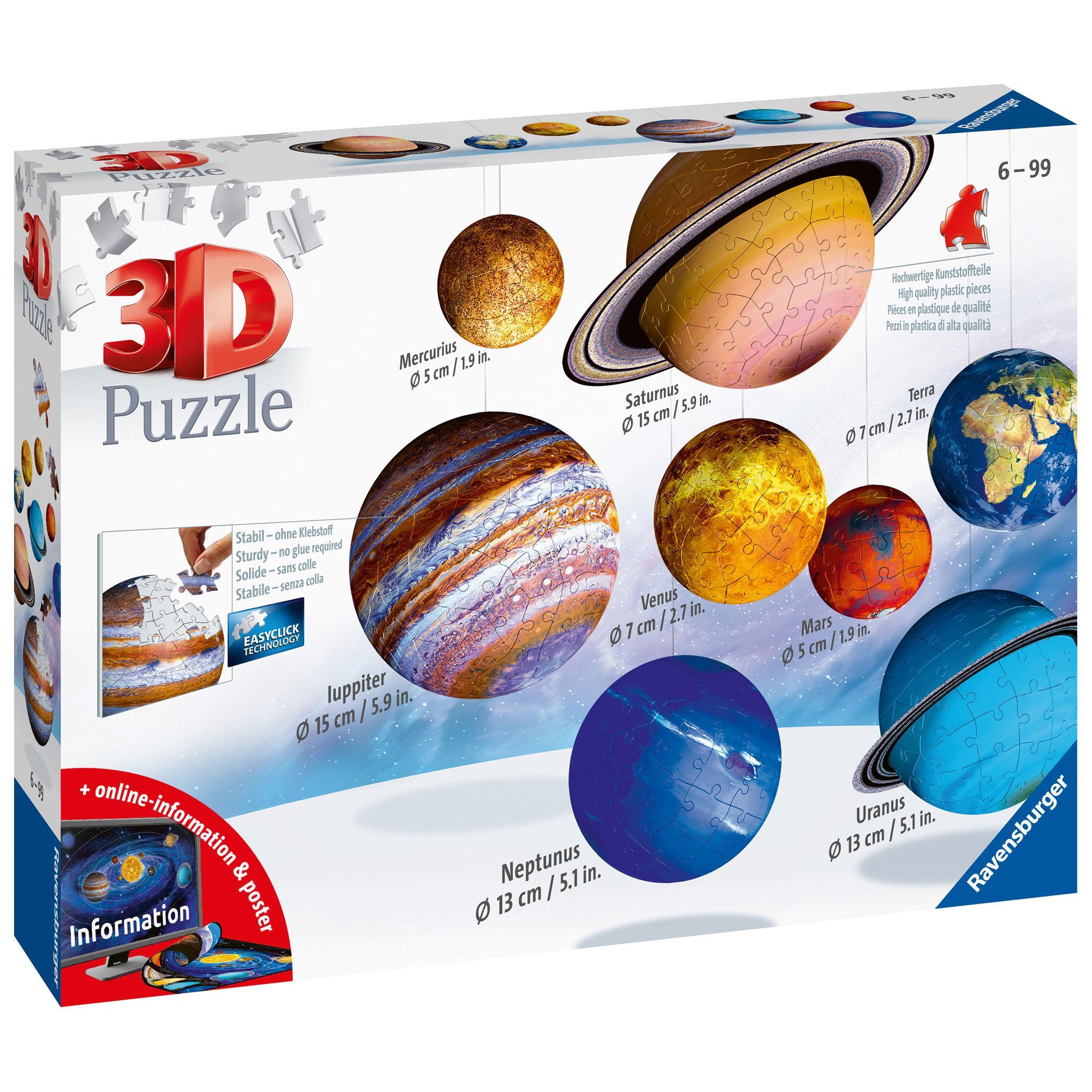 Ηλιακό Σύστημα 3D Puzzle – 522 τεμ. Ηλιακό Σύστημα 3D Puzzle – 522 τεμ.