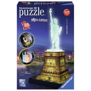 RAV12596 1 Pazl 3D Puzzle Night Edition 108 tem Agalma tis Eleftherias 12596 1102x1667 1