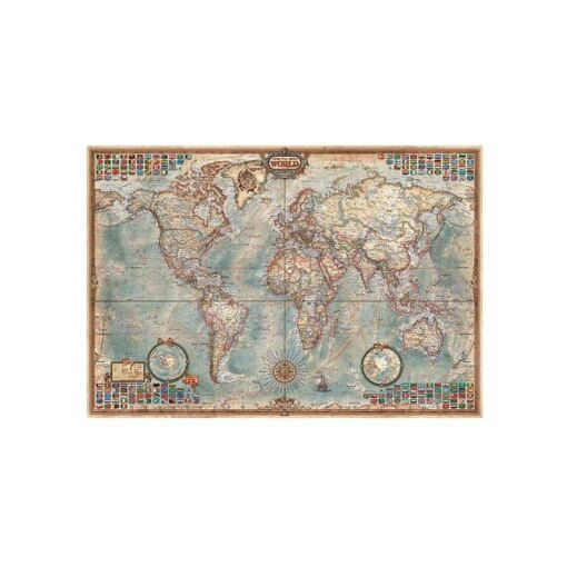 EDU16764 2 miniature political map of the world