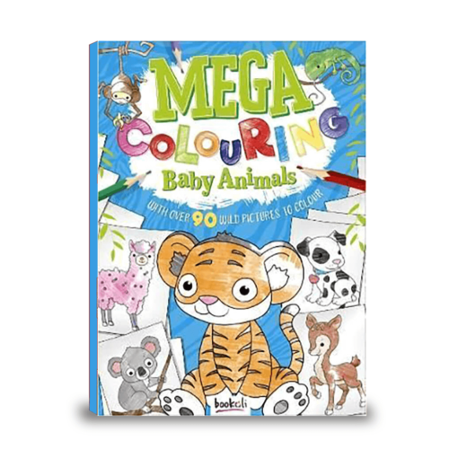 MEG 5 1 mega colouring baby animals