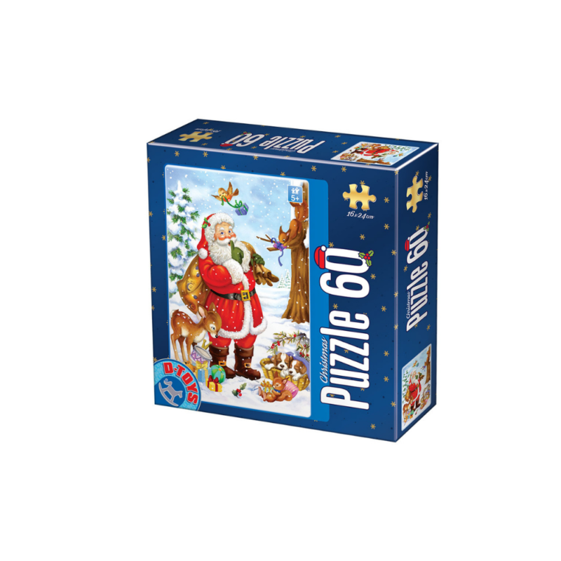 XMAS PUZZLE SANTA CLAUS 4_60 τεμ.