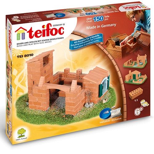 Teifoc Κατασκευή – χτίσιμο με πραγματικά τουβλάκια