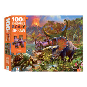 Touch and Feel: Dinosaur Island Scaly 100 Piece Jigsaw