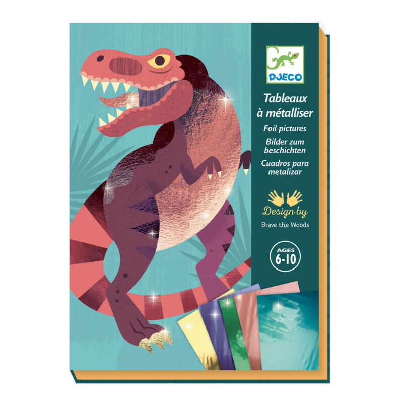 Djeco Χειροτεχία με φύλλο χρυσού ‘Πάρκο δεινοσαύρων – Jurassic’