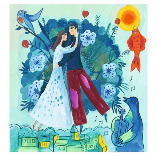 Djeco Inspired by Marc Chagall – Ζωγραφίζω με νερομπογιές ‘Σουρεαλισμός’