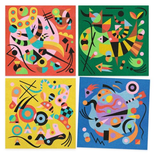 Djeco Inspired by Vassily Kandinsky – Ζωγραφική με άμμο ‘Αφηρημένη Τέχνη’
