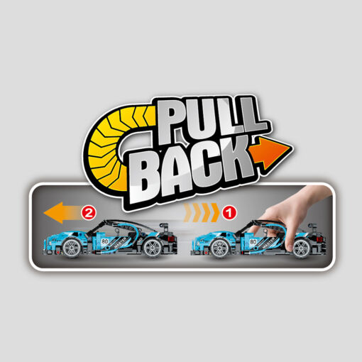 Blue Racer Pull Back – 507 pcs