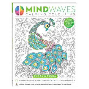 Mindwaves Calming Colouring 96pp: Flora and Fauna