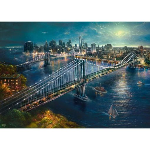 Kinkade – Moonlight over Manhattan – 2000 τεμ.