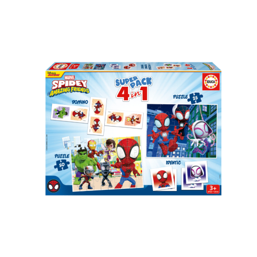 Marvel Spidey and his Amazing Friends – Super Pack 4 in 1