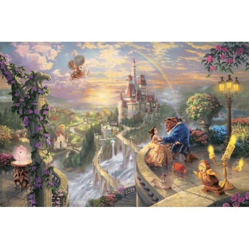 Kinkade Disney – Beauty and the Beast Falling in Love – 1000 τεμ.