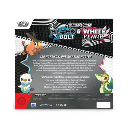 SV10.5 Black Bolt and White Flare – Unova Poster Collection