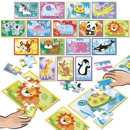 Επιτραπέζιο – Puzzle Battle Junior – Animals