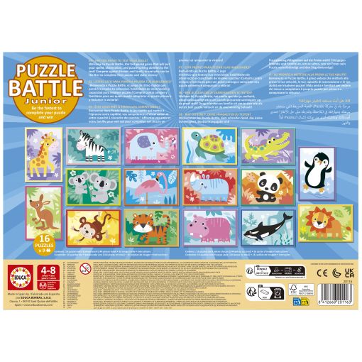 Επιτραπέζιο – Puzzle Battle Junior – Animals