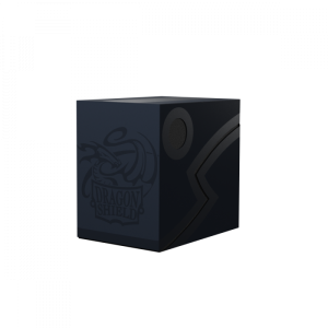 DRAGON SHIELD DOUBLE SHELL DECK BOX – MIDNIGHT BLUE/BLACK