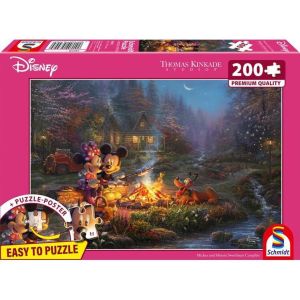 Kinkade Disney – Mickey and Minnie Sweetheart Campfire – 200 τεμ.