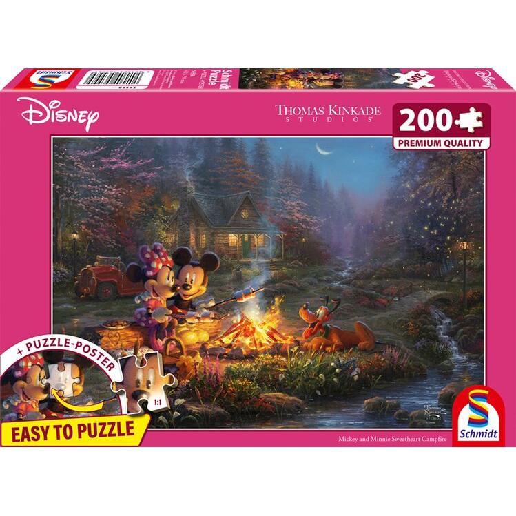 Kinkade Disney – Mickey and Minnie Sweetheart Campfire – 200 τεμ.