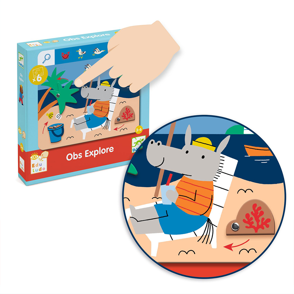 Djeco εκπαιδευτικό παιχνίδι παρατήρησης “Ταξίδια εξερεύνησης” Djeco εκπαιδευτικό παιχνίδι παρατήρησης “Ταξίδια εξερεύνησης”