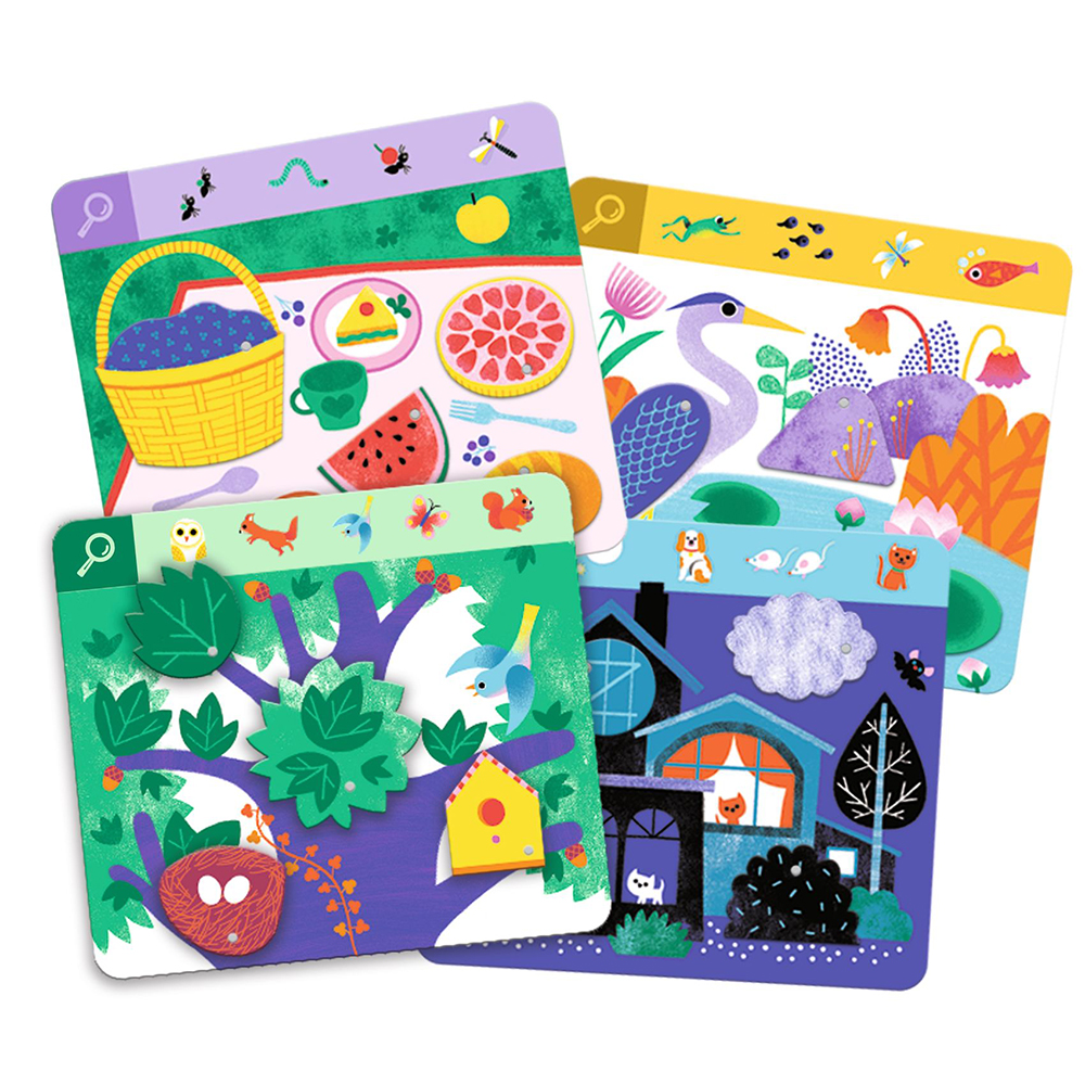 Djeco εκπαιδευτικό παιχνίδι παρατήρησης “Ζωάκια” Djeco εκπαιδευτικό παιχνίδι παρατήρησης “Ζωάκια”