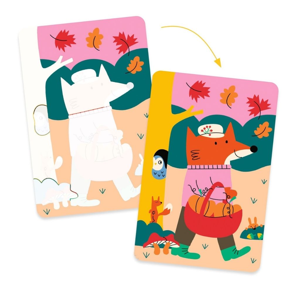 Djeco Ζωγραφίζω με μαρκαδόρο με νερό “4 εποχές”