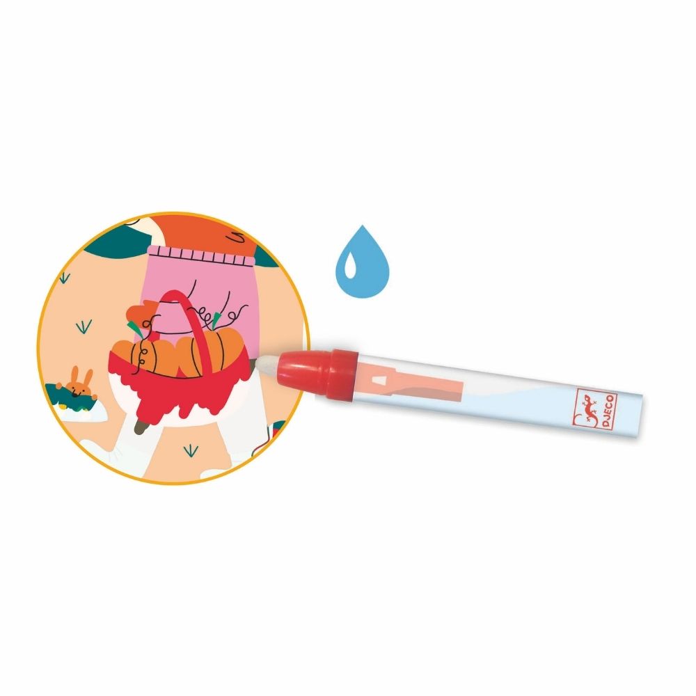 Djeco Ζωγραφίζω με μαρκαδόρο με νερό “4 εποχές”