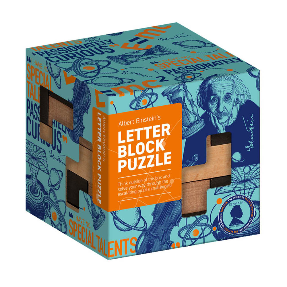 Einstein`s Letter Block Puzzle Cube