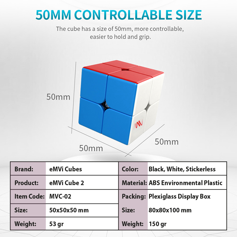 eMVi Cube 2 in Display Box eMVi Cube 2 in Display Box