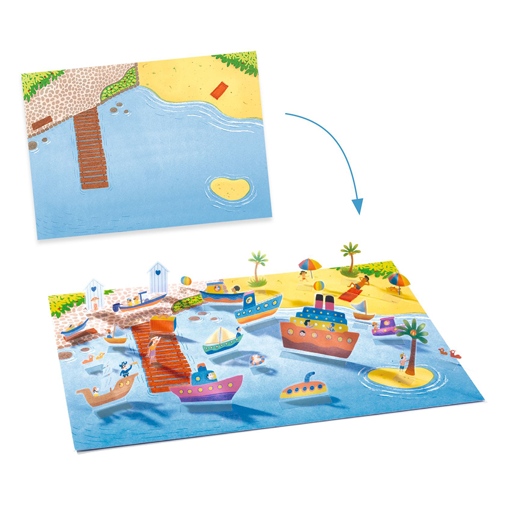 Djeco Δημιουργώ 3D εικόνες με αυτοκόλλητα επαναχρησιμοποιούμενα “Οχήματα” Djeco Δημιουργώ 3D εικόνες με αυτοκόλλητα επαναχρησιμοποιούμενα “Οχήματα”