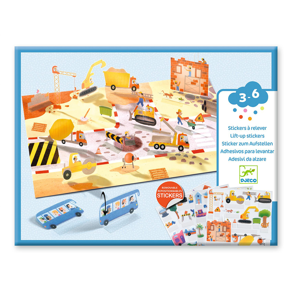 Djeco Δημιουργώ 3D εικόνες με αυτοκόλλητα επαναχρησιμοποιούμενα “Οχήματα” Djeco Δημιουργώ 3D εικόνες με αυτοκόλλητα επαναχρησιμοποιούμενα “Οχήματα”