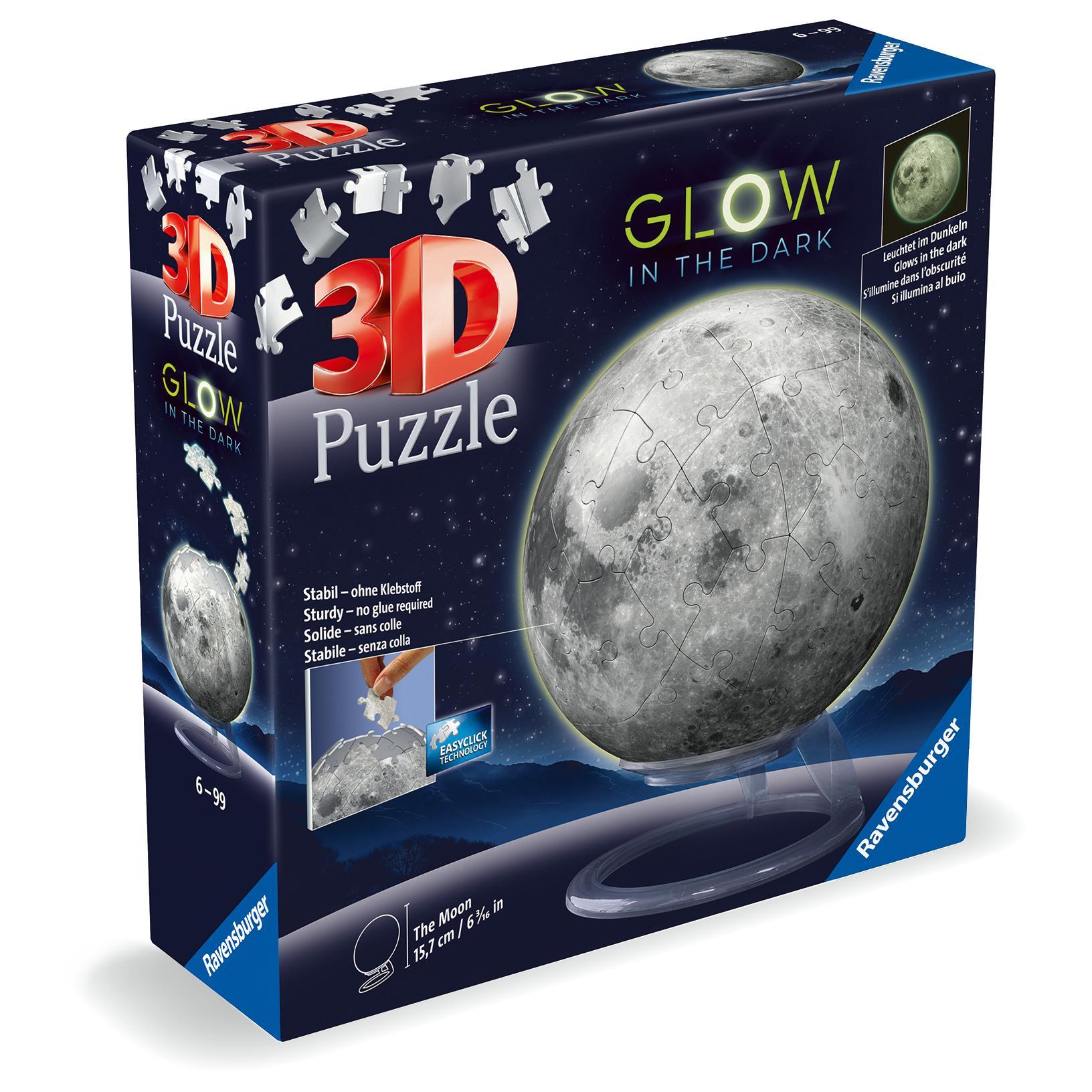 3D Puzzle Glow in the Dark Σελήνη – 72 τεμ.