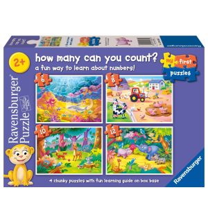 Πόσα μπορείς να μετρήσεις; – Τα πρώτα μου παζλ 6/8/10/12 τεμ.