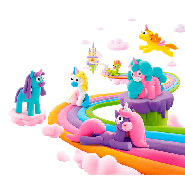 Hey Clay Rainbow Unicorns Hey Clay Rainbow Unicorns