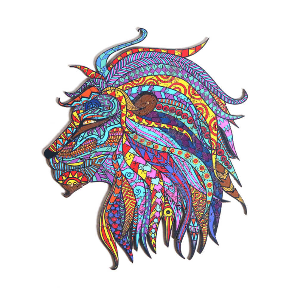 Wooden Figured Puzzle – Lion