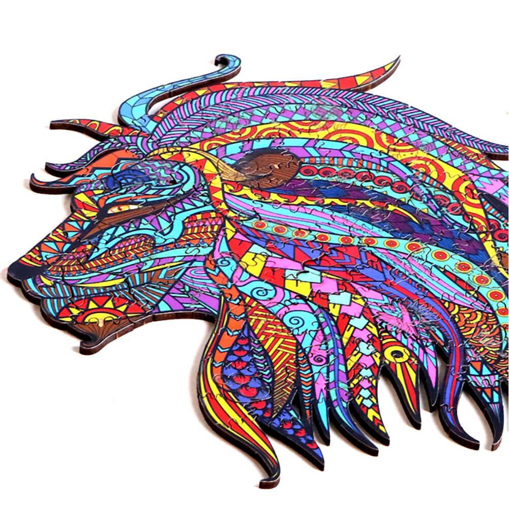 Wooden Figured Puzzle – Lion