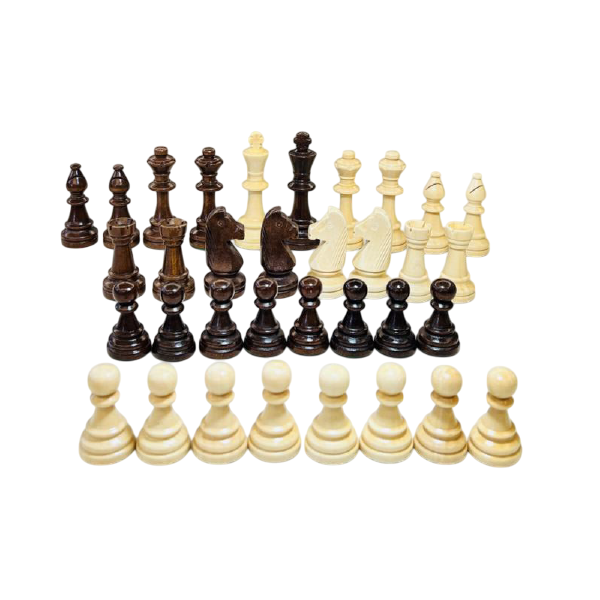 Wooden Chess Pieces, Polish Series, Double-Weighted, King 3.75’’ Wooden Chess Pieces, Polish Series, Double-Weighted, King 3.75’’